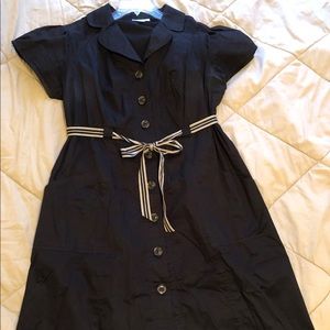 Dress Barn button down shirt dress